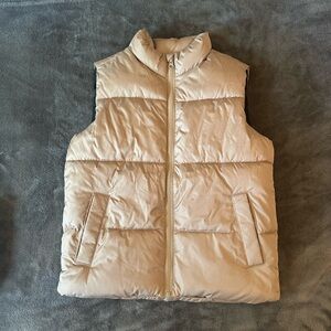 tan old navy vest